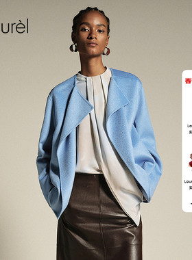 【23mm真丝重绉】Laurel劳芮新款新款晕染印花衬衣LWL363C03600