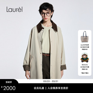 Laurel劳芮新款 巴恩风拼接双面穿夹克LWD363W01700