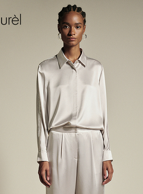 【19mm真丝素绉缎】Laurel劳芮25秋新款Astraea衬衣LWL363C01900