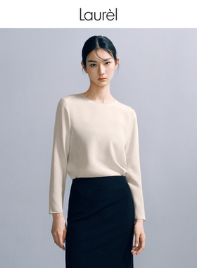 【真丝】Laurel劳芮新款淡人双层重绉真丝上衣LWL351C024