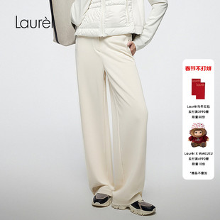 Laurel劳芮新款慵懒显瘦阔腿裤LWD356K90000