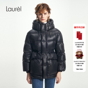 【白鹅绒】Laurel劳芮新款蓬松面包羽绒服女LWD353L01100