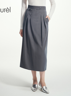 Laurel劳芮新款气质航海miu系长款西装裙女LWD343Q03100