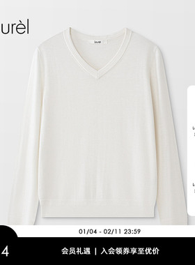 【保暖山羊绒】Laurel劳芮新款云感V领针织衫LWL364M09100