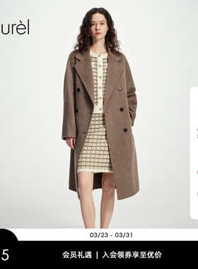 Laurel劳芮新款气质长款羊毛大衣女LWD343D02300