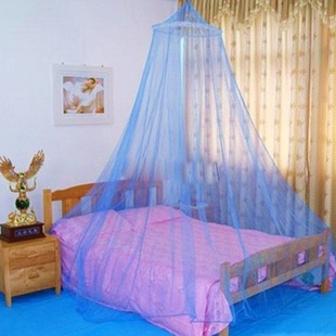 免安装 钢丝圆顶吊顶婴儿蚊帐 儿童学生公主蚊帐1.5米 1.8米床用