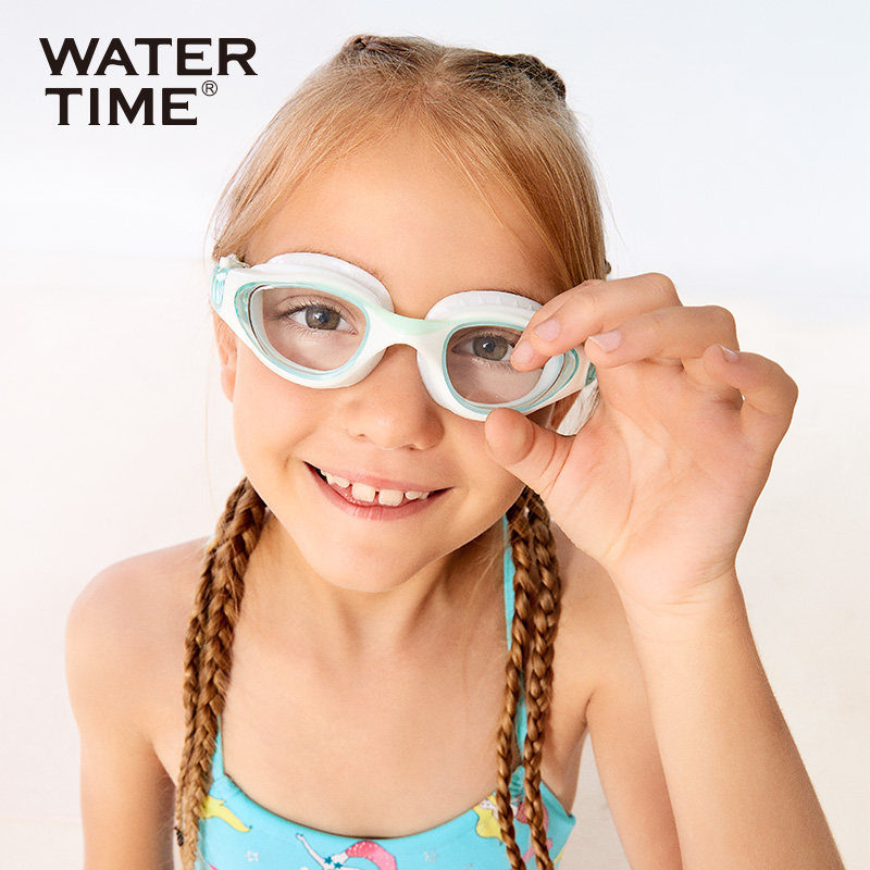 WaterTime儿童泳镜男童女童专业游泳眼镜竞速护目镜游泳装备