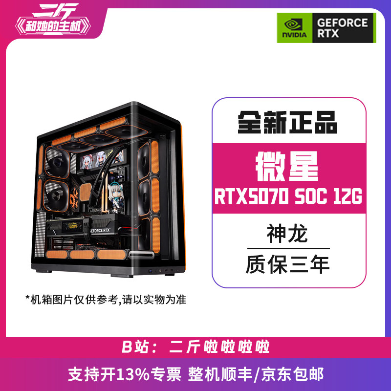 二斤/微星RTX5070 12G SOC 神龙/电脑主机/台式电脑/组装电脑