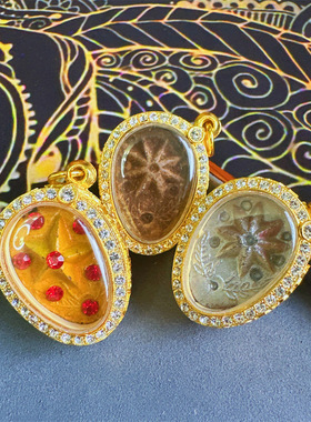 泰信堂 泰国佛牌 2521龙婆碧纳幸运星 44年老牌 原庙带回真品