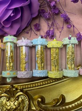 泰国佛牌·阿赞比亚鬼王符管马卡龙色主播同款佛牌正品吊坠带回