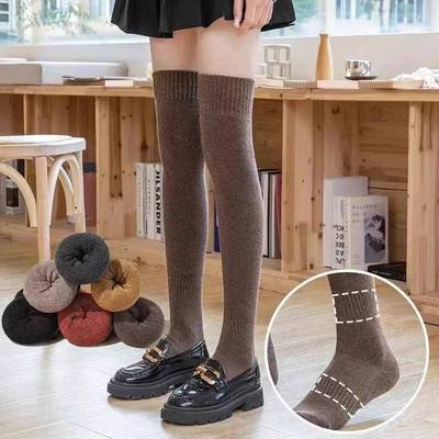 Plush Thic27083kened Medium Tube Warm Women's Socks Winr War