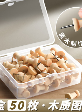50pcs Tack, push pin, wall pin, capped fastener, nail photo