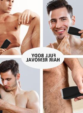 Mens Electric Groin Hair Trimmer Pubic Hair Trimmer Body
