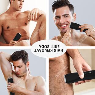 Mens Electric Groin Hair Trimmer Pubic Hair Trimmer Body