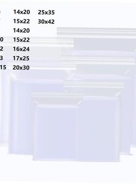 Zip Lock Plastic Bags Transparent Packaging Poly Ziplock Bag