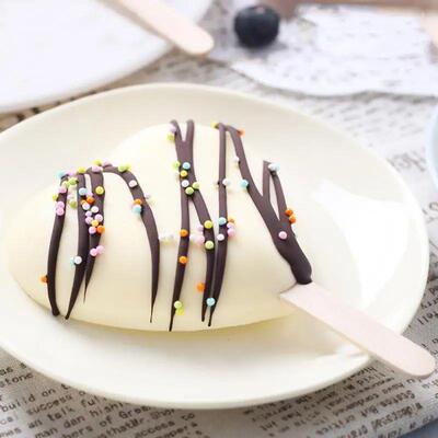 100pcs Natural Wooden Ice Cream Popsicle Sticks Wood Stick I