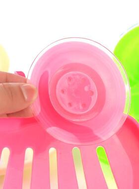 plastic dish box bathroom soap holder chuc见描述k 强力吸盘肥