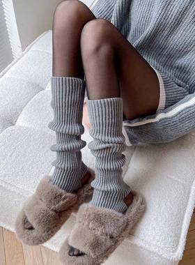 1/2pair Lolita Long Socks for Women Leg Warmers Knitted Stoc