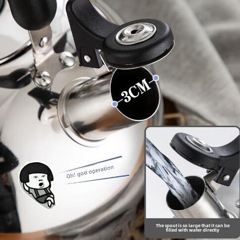 2023 new kettle stainls steel whistling kettle gas stove