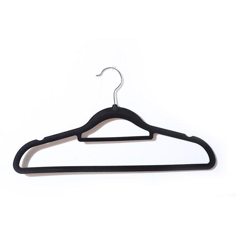 20PCS velvet HangD52729ers Clothes Drying Rack hanger 植绒衣