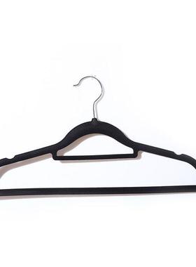 20PCS velvet HangD52729ers Clothes Drying Rack hanger 植绒衣
