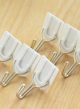 6pcs wall hooks shelf adhesive storage strong hang.