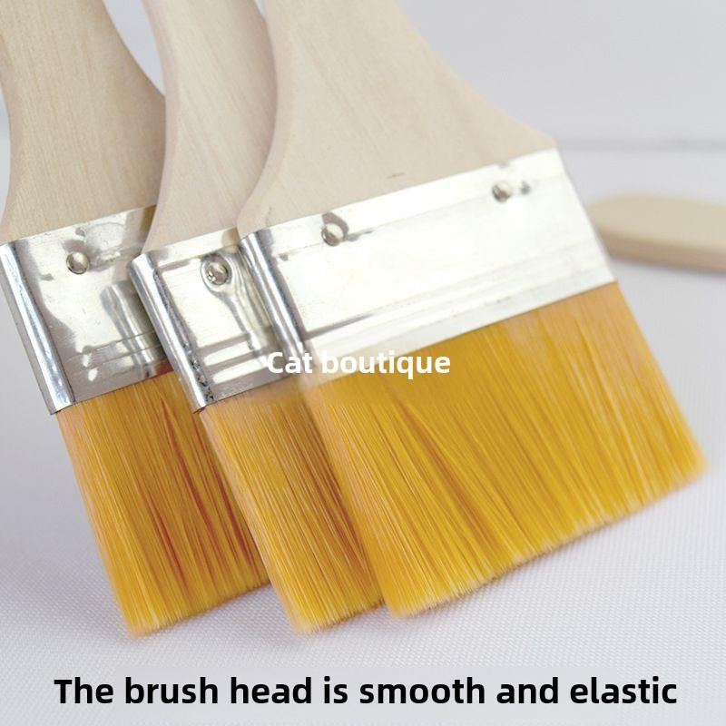 12pcs wooden oil painting brush acrylic brush paint brush