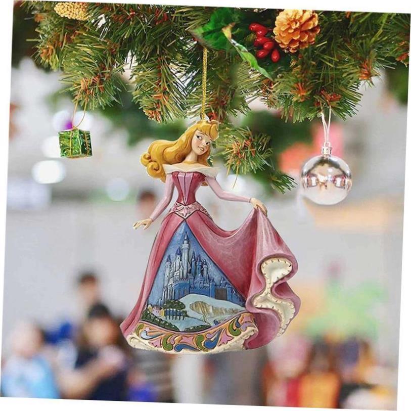 Flat Princess Christmas Pendant Xmas Tree Decorations Carto