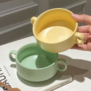 Western style ceramic soup cup breakfast cereal bowl