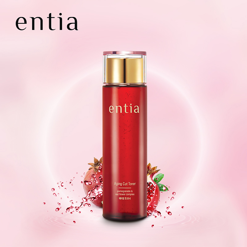 entia/恩沙红石榴臻颜柔肤水保湿爽肤水100ml