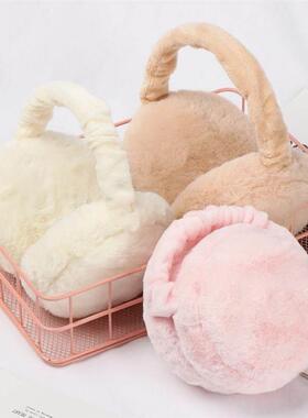 Soft Plush Ear Warmer Winter Warm Earmuffs for Women Men Fas