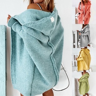 match Cardigan Loose length Bat Fashion All Korean Mid Women