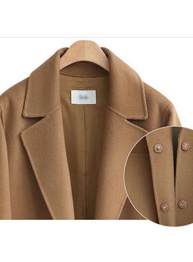 for Autumn Jacket Women Woolen Coat plus Size Winter Long