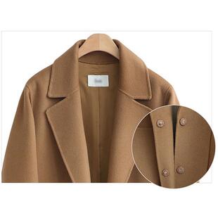 for Autumn Jacket Women Woolen Coat plus Size Winter Long