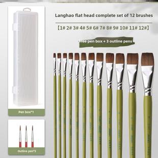 paint brush set acrylic oil paint gouache watercolor brushs