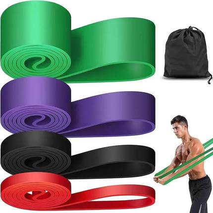 Resistance Band Heavy Duty Latex Sports Elastic Belt Pull Up