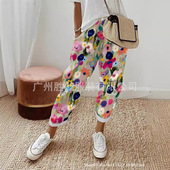 Leisure Waistband Digital 2024 Women New Printed Wear