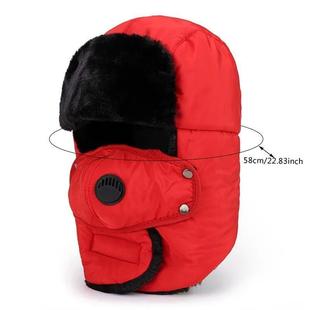 Winter Bomber Hats Windproof Women Hat Men Russian Warm
