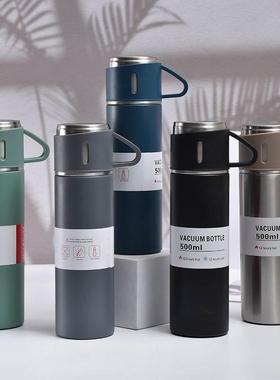 Hot Water Bottle500ML Stainless Steel Vacuum Flask Gift Set