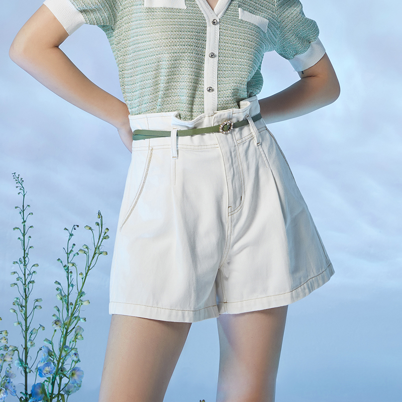 Lucidy-鲁思蒂牛仔短裤2022夏