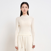 高级感圆领修身 HIGH 打底上衣 针织衫 2025秋季 DAY 轩日绵羊毛长袖