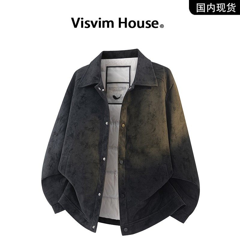 【品牌现货撤柜】VISVIM HOUSE秋冬季休闲翻领保暖抗寒羽绒服外套,男装,棒球夹克,淘宝优惠券,粉丝福利购,淘宝优惠卷