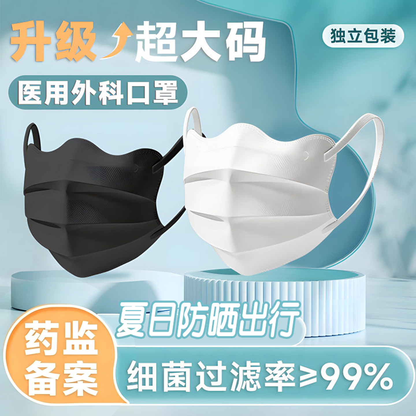 升级超大】蝶形医用外科女高颜值