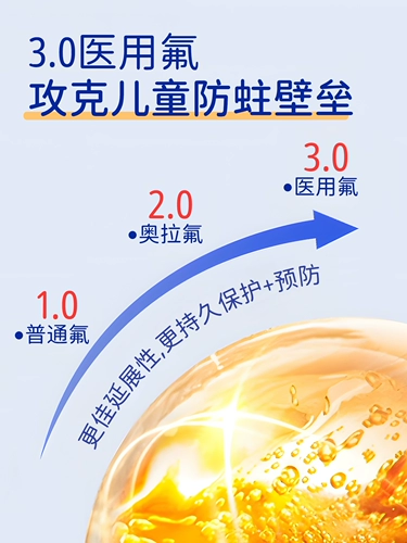 Детская оральная зубная паста, защита от кариеса, 12 лет, период смены зубов, 6 лет, официальный продукт