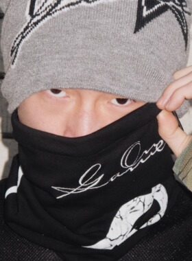 GameOne 25FW“目禅”太极图腾户外秋冬季加厚护颈防风脖套嘻哈