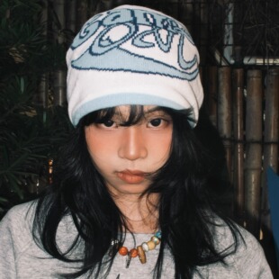 GameOne 24FW基础LOGO美式无边针织冷帽hiphop嘻哈滑板oldschool