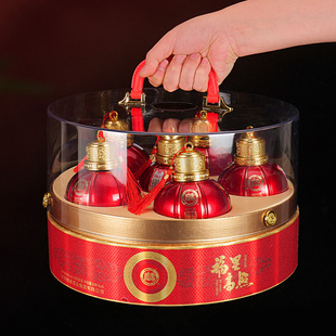 白水杜康古酿私藏福星高照酒 248ml*6瓶装52度浓香型白酒礼盒装