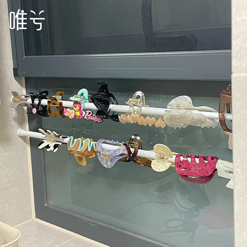 鲨鱼夹收纳壁挂发夹抓夹