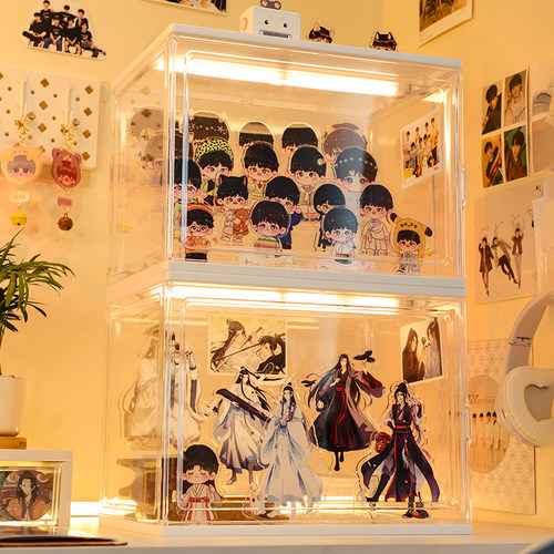 立牌置物架亚克力吧唧谷子痛柜