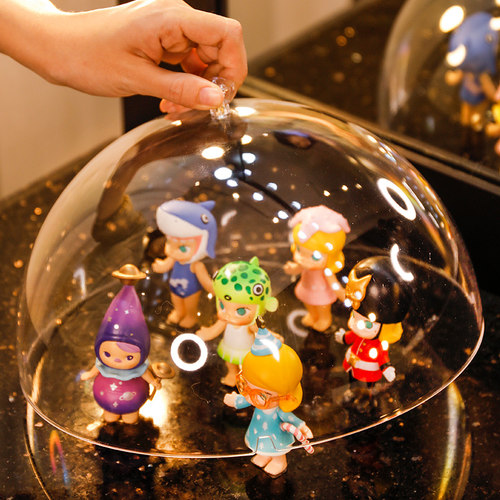 手办盒配件收纳展示架娃娃固定